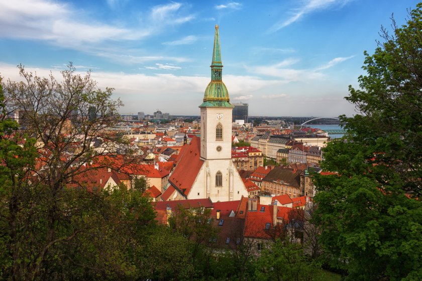 Viktigste turiststeder i Bratislava