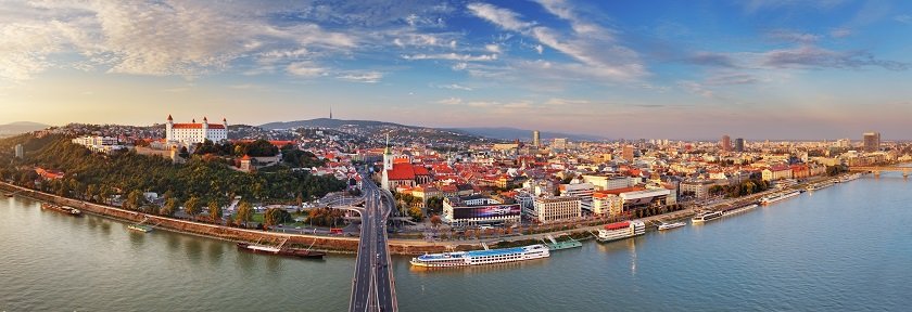 View from the Bratislava UFO