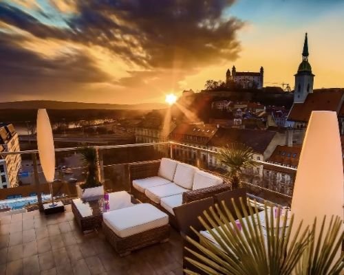 Best rooftop bar Bratislava: Sky Bar and Restaurant Bratislava