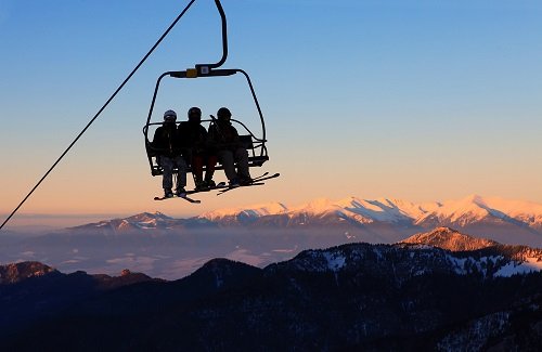 Bratislava, Slowakei Skifahren, Wintersport